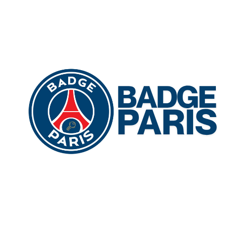 Badge Paris logo up