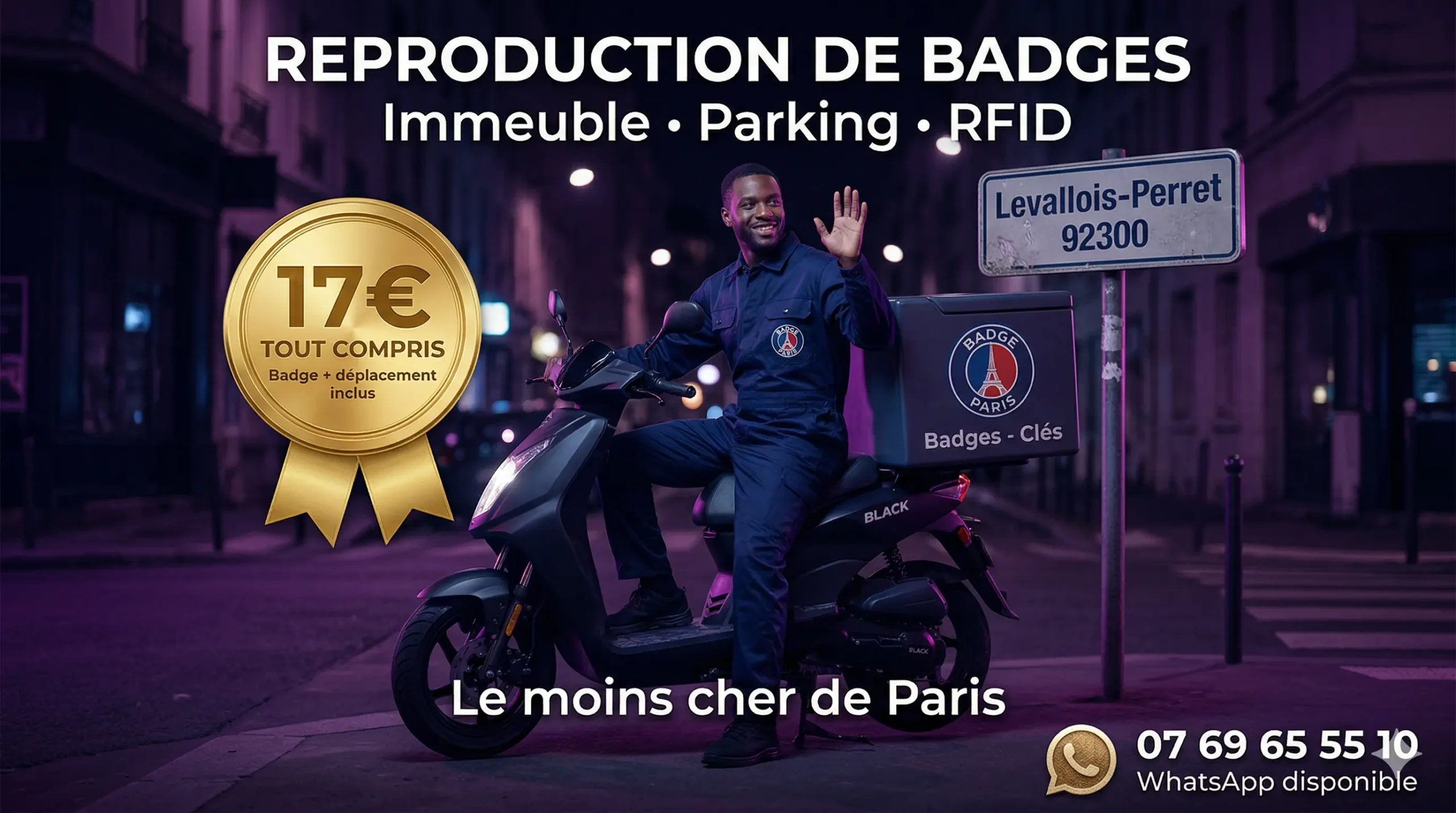 BAdge paris Levallois-Perret (92300)
