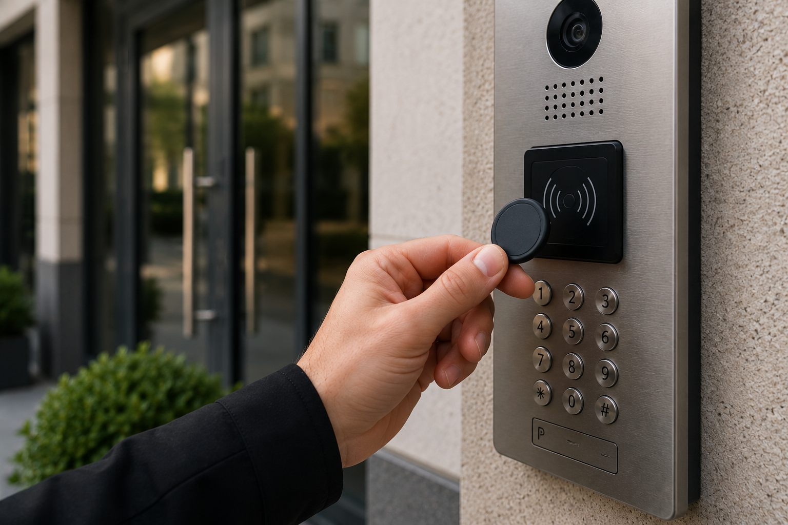 Copie de badge d'immeuble à Ivry-sur-Seine réalisée sur place par un technicien mobile Badge Paris en moins de 5 minutes.