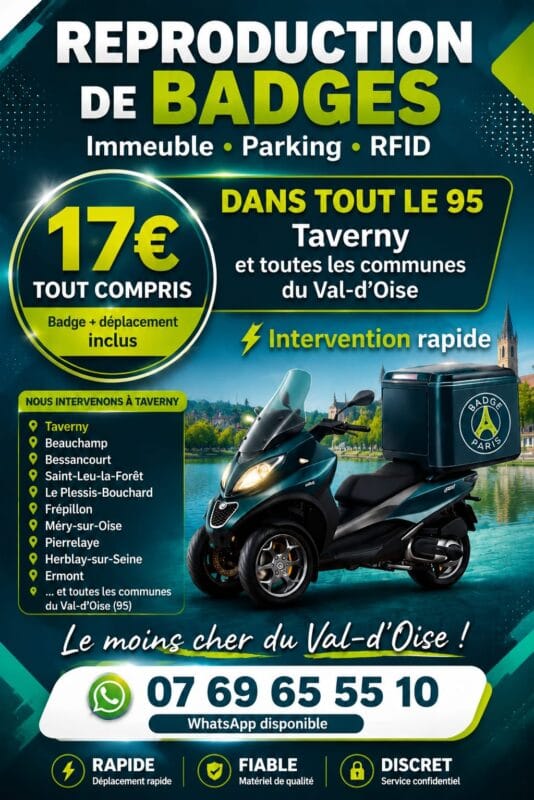 Affiche pour la reproduction de base d’immeuble à partir de 15 € à Taverny